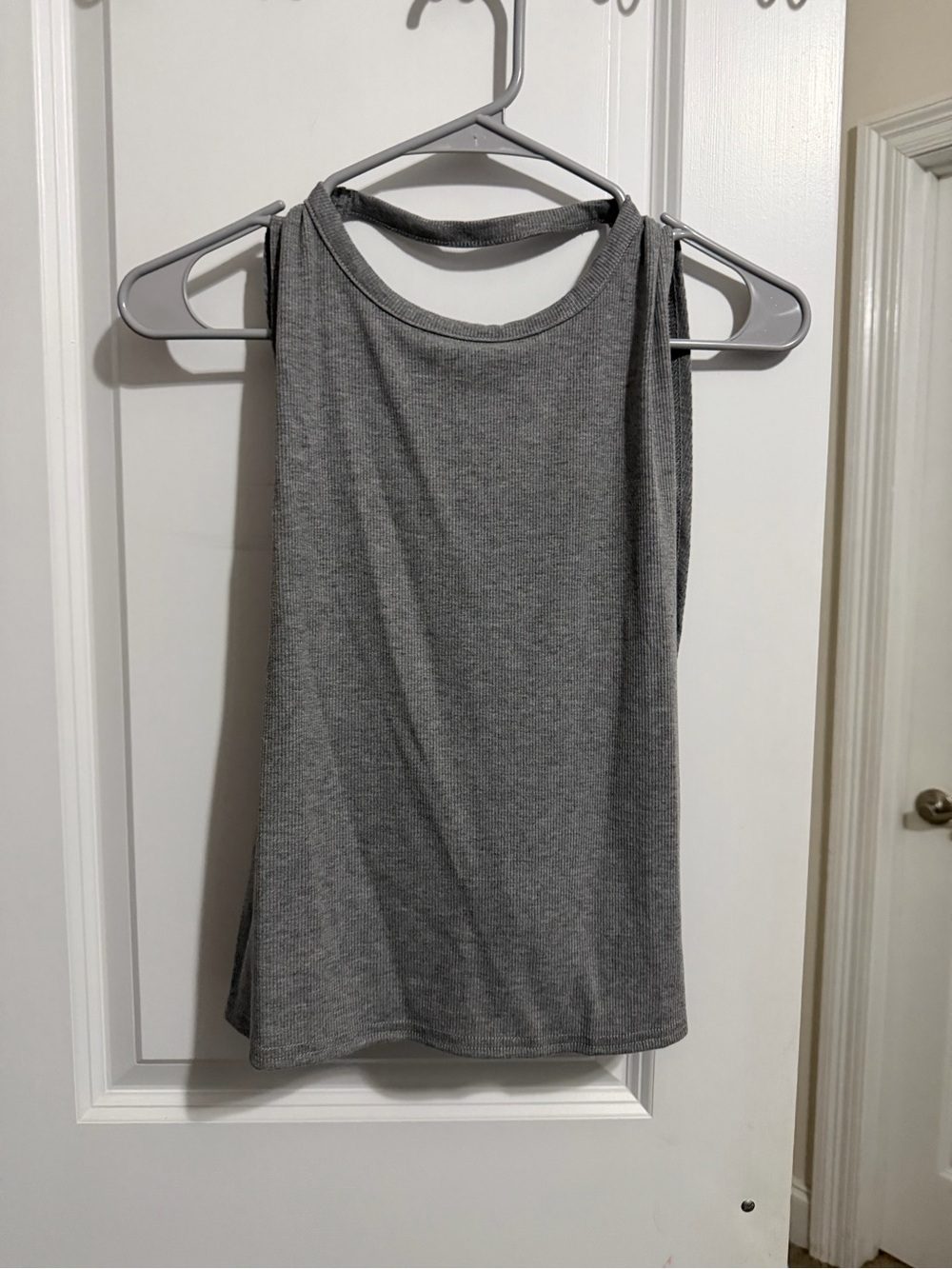 Open back tank top